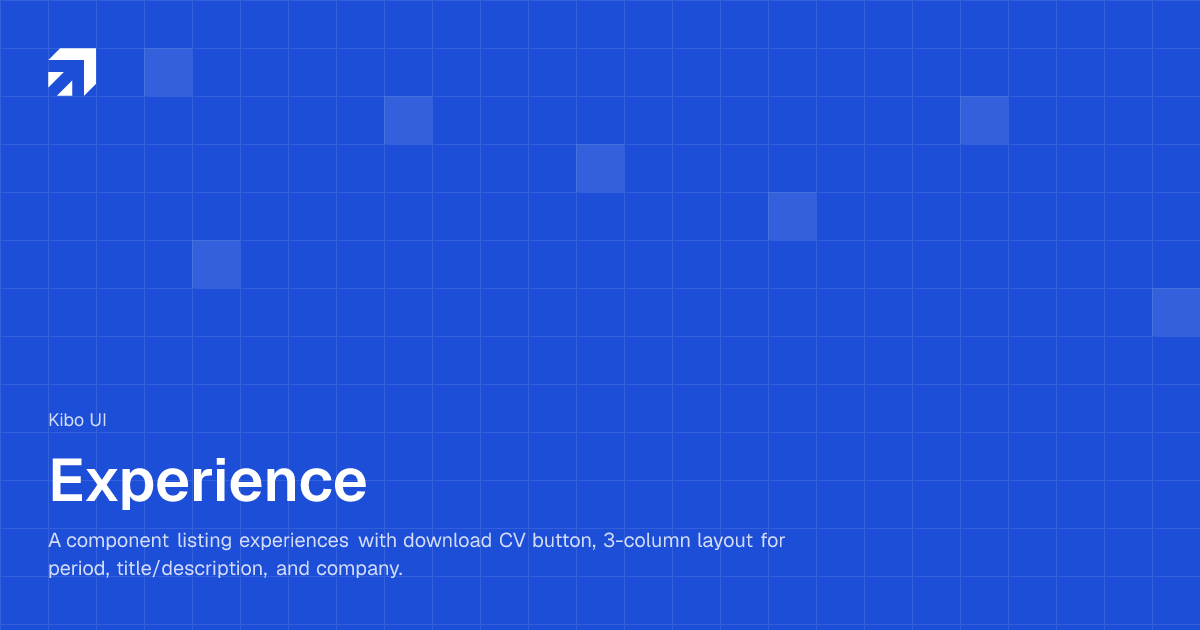 Experience